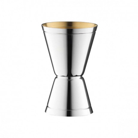 Robbe & Berking Robbe & Berking Dante Bar-Kollektion - 90 g versilbert Messbecher innen vergoldet Robbe &amp; Berking Dante Bar Collection - 90 г посеребрение Мерный стаканчик с позолотой внутри