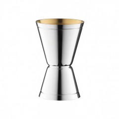 Robbe &amp; Berking Robbe &amp; Berking Dante Bar-Kollektion - 90 g versilbert Messbecher innen vergoldet Robbe &amp;amp; Berking Dante Bar Collection - 90 г посеребрение Мерный стаканчик с позолотой внутри