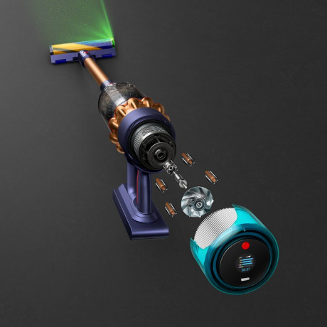 DYSON DYSON Akku-Hand-und Stielstaubsauger Dyson Gen5detect™ Absolute, 752 W, Schliesst 99,9 % der Viren ein?, mit HEPA-Filtration.?  Беспроводной ручной пылесос DYSON Dyson Gen5detect™ Absolute, 752 Вт, улавливает 99,9% вирусов?, с HEPA-фильтрацией.?