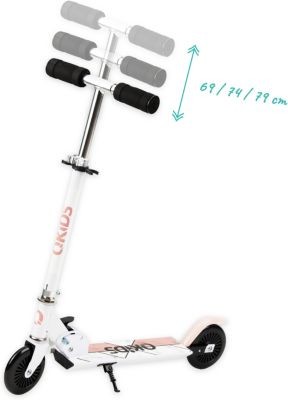 QKids QKIDS Scooter FLO Scooter aluminium pink QKIDS Самокат FLO Самокат алюминий розовый