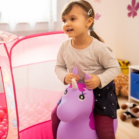 relaxdays Hupftier Einhorn Копытное животное единорог