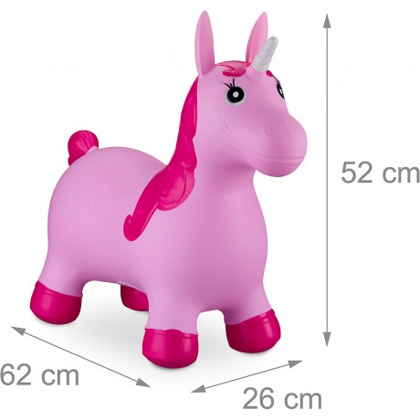 relaxdays Hupftier Einhorn Копытное животное единорог