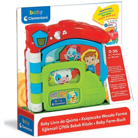 Clementoni Baby Clementoni Farm-Buch Фермерская книга Малышки Клементони