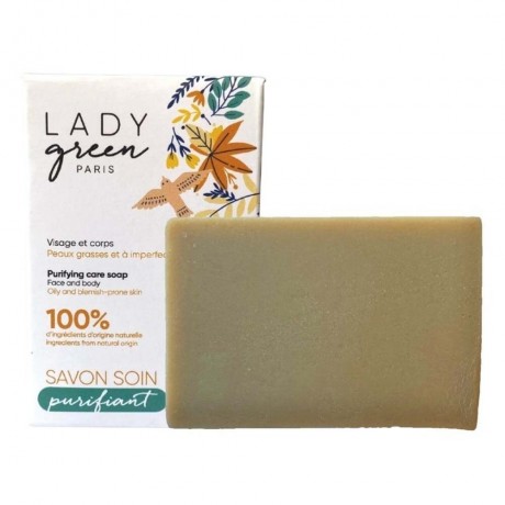 Lady Green Care Soap Face & Body Purifying 100g  Мыло для ухода за лицом и телом очищающее 100г