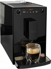 Melitta Melitta Kaffeevollautomat Solo E950-222, pure black, aromatischer Kaffee  Espresso bei nur 20 cm Breite  Полностью автоматическая кофемашина Melitta Solo E950-222, чистый черный, ароматный кофе эспрессо шириной всего 20 см.