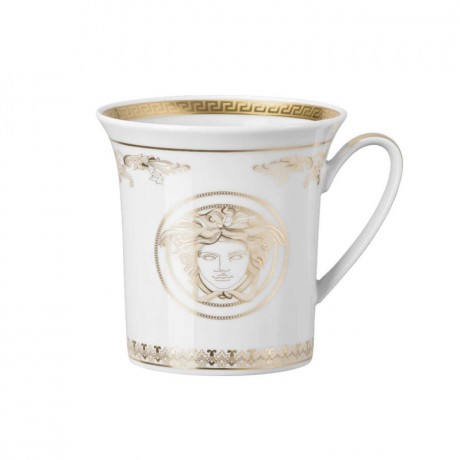 Rosenthal meets Versace Rosenthal Versace Medusa Gala Gold Becher mit Henkel 0,35 L Rosenthal Versace Medusa Gala Золотая кружка с ручкой 0,35 л