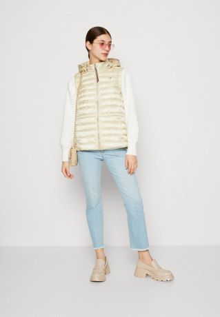 Tommy Hilfiger FEMININE VEST Waistcoat light sandalwood ЖЕНСКИЙ ЖИЛЕТ Жилет светлое сандаловое дерево