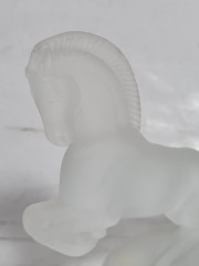 Фигурка винтажная The Franklin Mint,Art Deco &quot;Лошадка&quot;, стекло, небольшая, 12 см, Германия, 1987 год.