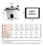Scheffler Scheffler Reiskocher 1.5L-4.2L, 800-1600 W, Warmhaltefunktion, Antihaftbeschichtet, inkl. Reisloffel + Messbecher, Deckel aus Edelstahl  Рисоварка Scheffler 1,5–4,2 л, 800–1600 Вт, функция поддержания тепла, антипригарное покрытие, в комплекте л