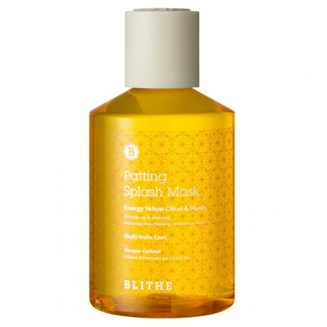 BLITHE (Блит) Patting Splash Mask Energy Yellow Citrus & Honey Maske Masken & Seren, 200 мл