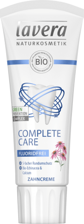 Lavera Zahnpasta complete care fluoridfrei mit Bio-Echinacea & Calcium, Лавера Зубная паста без флюорида с органической эхинацеей и кальцием 75 г