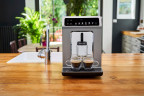 Krups Krups Kaffeevollautomat EA894T Evidence Plus Kaffeegenuss in Perfektion Barista, Quattro Force Technologie + Emsa Travel Mug Compact dunkelblau 0,3l  Полностью автоматическая кофемашина Krups EA894T Evidence Plus Наслаждение кофе в совершенстве бари