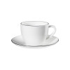 ASA SELECTION ASA A Table Ligne Noire Cappuccinotasse mit Untertasse 0,25 L Чашка для капучино ASA A Table Ligne Noire с блюдцем 0,25 л