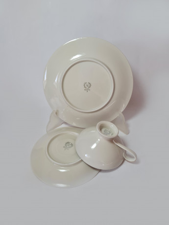 Bavaria Чайное трио с позолоченным рисунком, Германия, 1960-70гг.