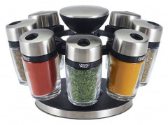 Cole &amp; Mason Coleamp;Mason 8er Gewucrzkarussell silber Карусель для специй Coleamp;Mason 8