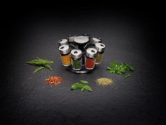 Cole &amp; Mason Coleamp;Mason 8er Gewucrzkarussell silber Карусель для специй Coleamp;Mason 8