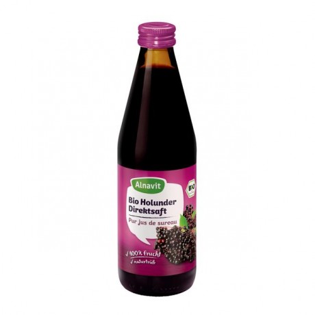 Alnavit Bio Holunder Muttersaft 0,33 l
