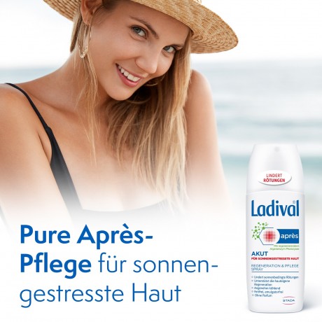 Ladival Akut Apres Pflege Beruhigungs-Spray Успокаивающий спрей Acute apres care