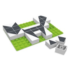 Hubelino Tangram Lernspiel mit Bauklotzen 410061 Обучающая игра Tangram со строительными блоками 410061
