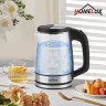 HOMELUX HOMELUX Wasserkocher Wasserkocher Glas 1500 Watt 1,8 L, Electric Kettle Mit Led-Beleuchtung, 1.8 l, 1500,00 W, Glas wasserkocher Edelstahl, Wasser Kocher Bpa Frei, 360° Basis HOMELUX Стеклянный чайник 1500 Вт, 1,8 л, Электрический чайник со свето