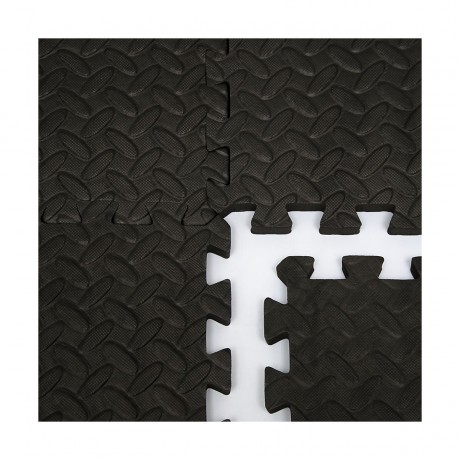 eyepower Puzzlematte Schwarz 63x63x2 8 Matten als Set Коврик-пазл черный 63x63x2 8 матов в комплекте