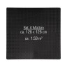 eyepower Puzzlematte Schwarz 63x63x2 8 Matten als Set Коврик-пазл черный 63x63x2 8 матов в комплекте