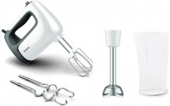 Tefal Tefal Handmixer HT4621 Prep'Mix+, 500 W, Turbo-Funktion, 2 Ruhrbesen, 2 Knethaken, Purierstab-Aufsatz  Ручной миксер Tefal HT4621 Prep&amp;#39;Mix+, 500 Вт, функция турбо, 2 венчика, 2 насадки для теста, насадка-очиститель