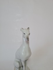 Статуэтка винтажная Rosenthal &quot;Собака&quot;, фарфор с позолотой, 16 х 5,5 см, Германия, 1950-60гг.