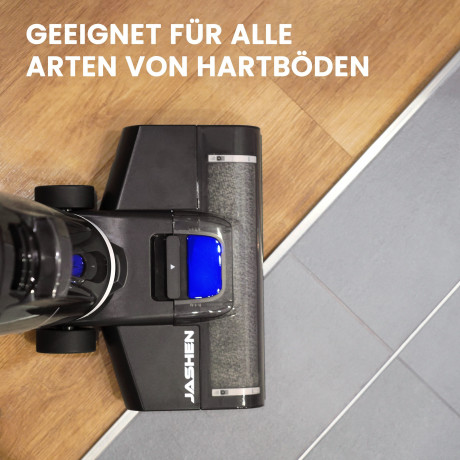 JASHEN JASHEN Nass-Trocken-Akkusauger F12, 220,00 W, beutellos, getrennte Frisch- und Schmutzwassertanks, fur alle Hartboden, automatische Selbstreinigung der Putzrolle  Беспроводной пылесос JASHEN для влажной и сухой уборки F12, 220,00 Вт, без мешка, отд