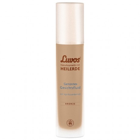 Luvos (Лувос) Naturkosmetik Getontes Gesichtsfluid mit Aprikosenkernol Getonte Tagespflege Gesichtsfluid, 50 мл