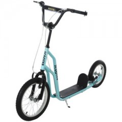 HOMCOM Kinderroller mit Handbremse Детский самокат с ручным тормозом
