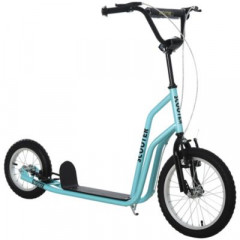 HOMCOM Kinderroller mit Handbremse Детский самокат с ручным тормозом