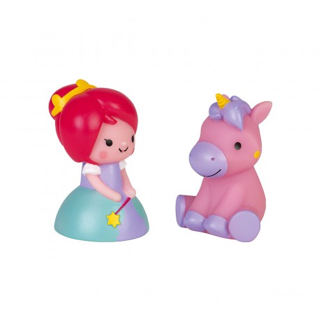 Janod Badespielzeug Wasserspritzer Prinzessin und Leucht-Einhorn Игрушка для ванной брызгает водой принцессы и светящегося единорога