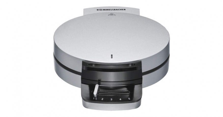 Rommelsbacher Rommelsbacher Waffelautomat WA 750, Waffeleisen silber/schwarz, 750 Watt  silber/schwarz Вафельница Rommelsbacher WA 750, вафельница серебристый/черный, 750 Вт