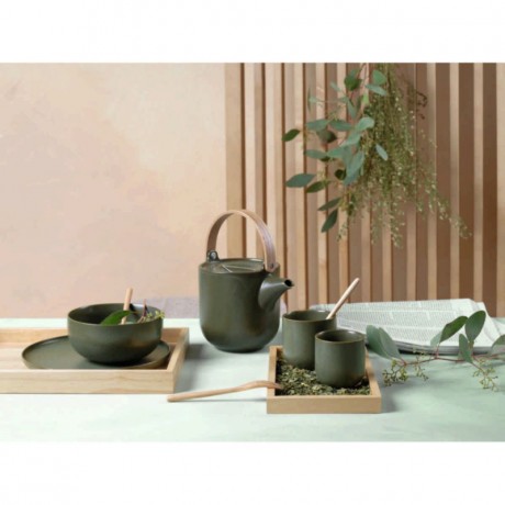 ASA SELECTION ASA Coppa Nori Teekanne mit Edelstahlfilter und Holzgriff 0,60 L / h: 12 cm Заварочный чайник ASA Coppa Nori с фильтром из нержавеющей стали и деревянной ручкой 0,60 л / высота: 12 см