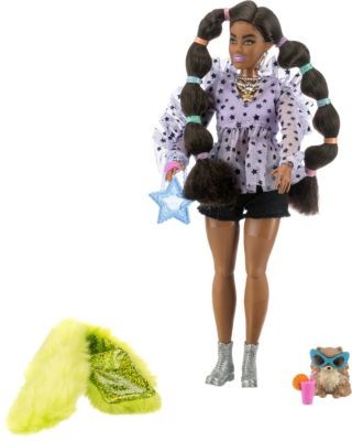 Mattel Barbie Extra Puppe mit Zopfen  Haargummis Кукла Barbie Extra с резинками для волос с косичками