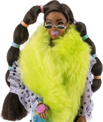 Mattel Barbie Extra Puppe mit Zopfen  Haargummis Кукла Barbie Extra с резинками для волос с косичками