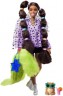Mattel Barbie Extra Puppe mit Zopfen  Haargummis Кукла Barbie Extra с резинками для волос с косичками