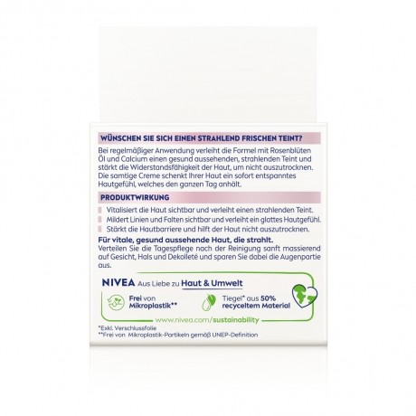 Nivea Vital Strahlender Teint Reichhaltige Tagespflege  Яркий сияющий цвет лица Насыщенный дневной уход