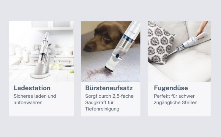 Genius Genius Akku-Handstaubsauger Invictus One 1.0 Handstaubsauger beutellos, 90,00 W, beutellos, Beutelloser und kabelloser Akku Handsauger 90 W BLDC Motor + Zubehor Schwarz Беспроводной ручной пылесос Genius Invictus One 1.0 Ручной пылесос без мешка, 9