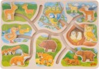 goki Schiebepuzzle Wer gehort zu wem? Раздвижная головоломка Кто кому принадлежит?