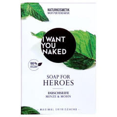 I WANT YOU NAKED Minze &amp; Mohn Duschseife  Мыло для душа с мятой и маком
