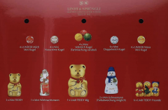 Lindt Teddy Wimmelbild Adventskalender 2024 Адвент календарь, 35 сладких сюрприза, 265 грамм