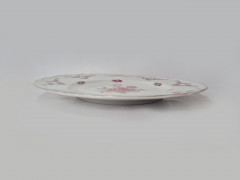 K&amp;A Krautheim Selb Bavaria Фарфоровое сервировочное блюдо с цветочным рисунком и позолотой, 17,5см, Германия, 1960-70гг.