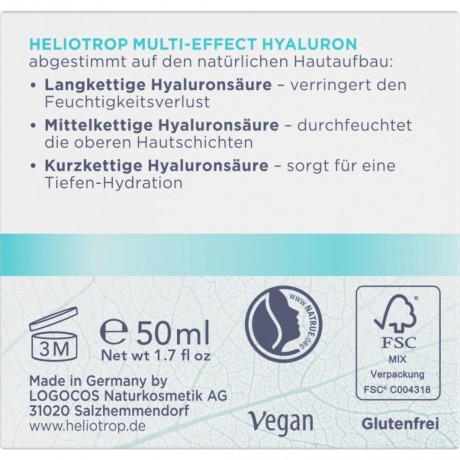 Heliotrop Hyaluron Multi-Perform Tagescreme  Гиалуроновый многофункциональный дневной крем