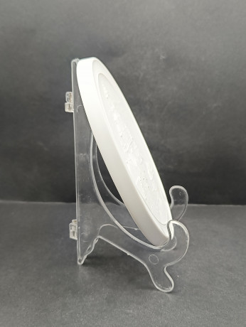 Плакетка декоративная подвесная Meissen "Здание в Мейссене", бисквитный фарфор, 16 х 13 см, Германия, 1960-70гг.