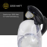 Gutfels Gutfels Wasserkocher WATER 4010, 1.7 l, 2200 W, XL-Kocher mit blauer Ambientebeleuchtung  Чайник Gutfels WATER 4010, 1,7 л, 2200 Вт, чайник XL с синей подсветкой