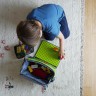 Fantifant Baustein-Tasche fur grosse Klemmbausteine in 2 Grossen (Grosse L) Сумка для строительных блоков для больших зажимных блоков 2-х размеров (размер L)