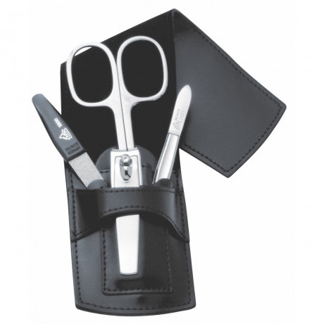 ERBE Design-Etui, 4-teilig, schwarz  Дизайнерский кейс, 4 шт., черный