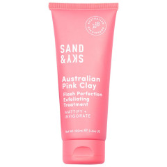 Sand &amp; Sky Australian Pink Clay - Flash Perfection Exfoliating Treatment Gesichtspeeling Peeling, 100 мл